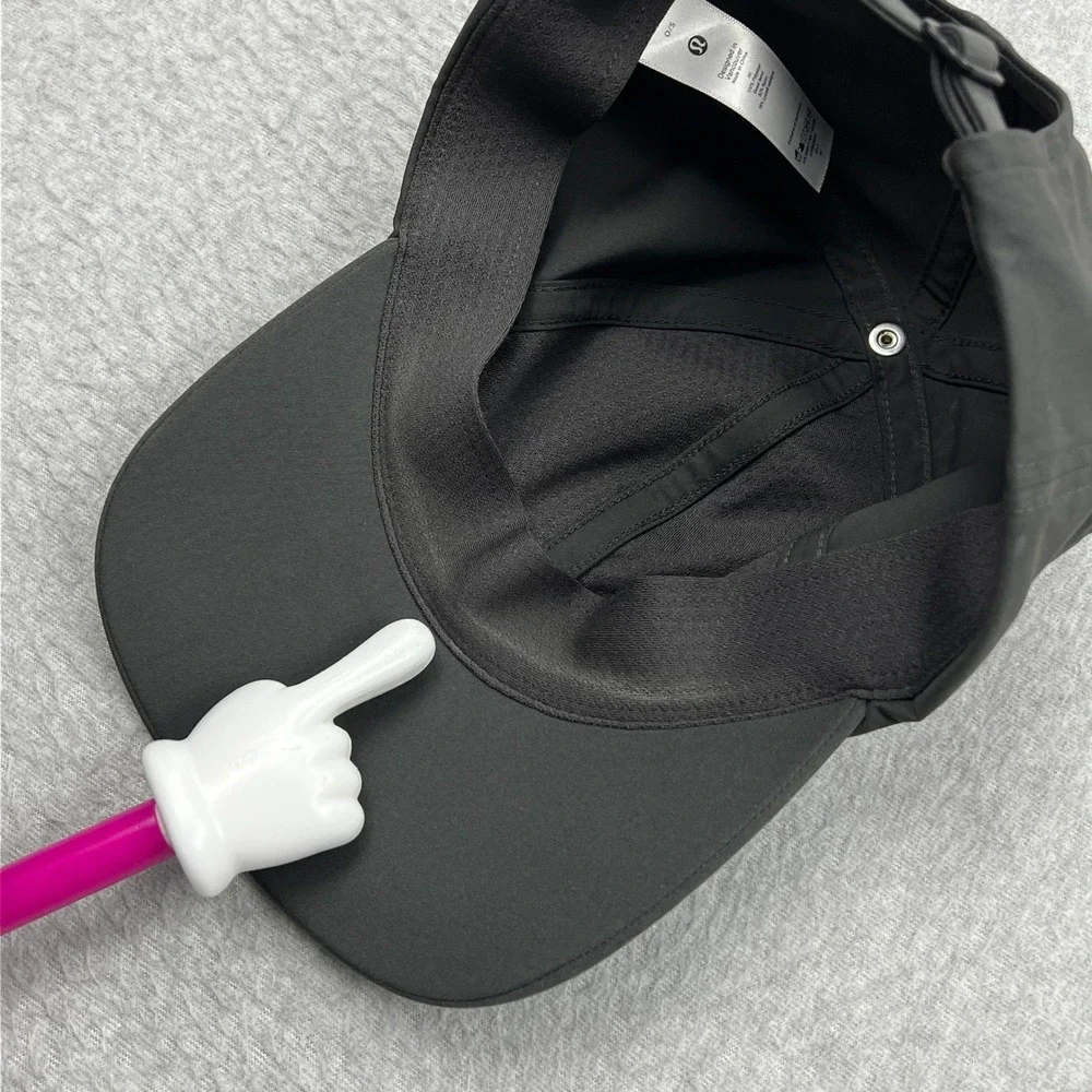 Lululemon Baller Hat Logo Women O/S Graphite Gray‎ Adjustable Strapback W9EBBS